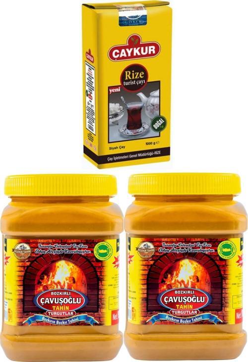 Turist Çay 1 Kg + 2 X Odun Ateşinde Kavrulmuş Kepeksiz Bozkır Tahini 930G