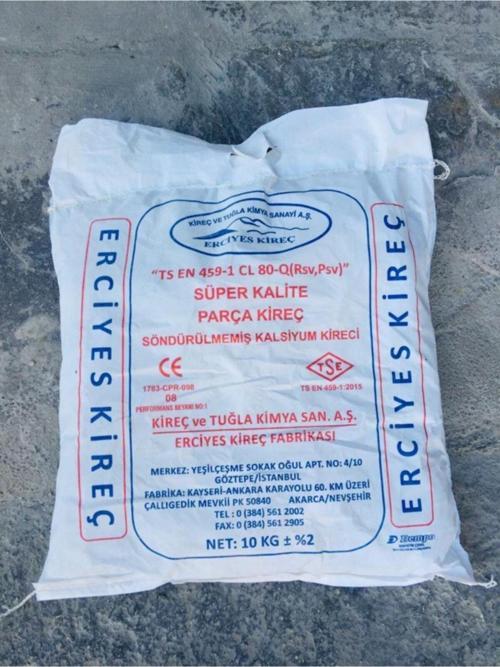 Sönmemiş Kireç-Taş Kireç-10 Kg