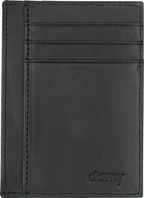 Minimal Kartlık, Unisex Kartlık, Para Bölmeli Kartlık, İnce Kartlık, Deri Kartlık - Siyah K588