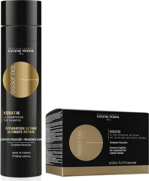 Eugene Yıpranmış Saçların Saglıgına Keratin Şampuan 250 Ml Keratin Serum 10X10 Ml 9586235568584