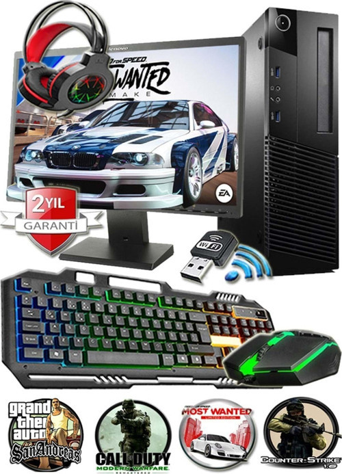 Eko12/İ3 2120 8Gb Ram 128Gbssd 120Gbhdd/Lenovo 22" Monitör