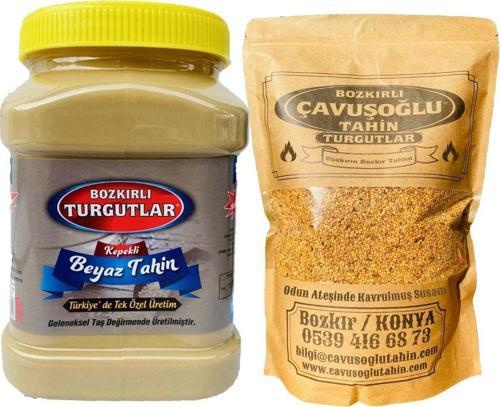 Kepekli Beyaz Tahin 930G Özel Üretim Türkiye De Tek + Odun Ateşinde Kavrulmuş Susam 1000G