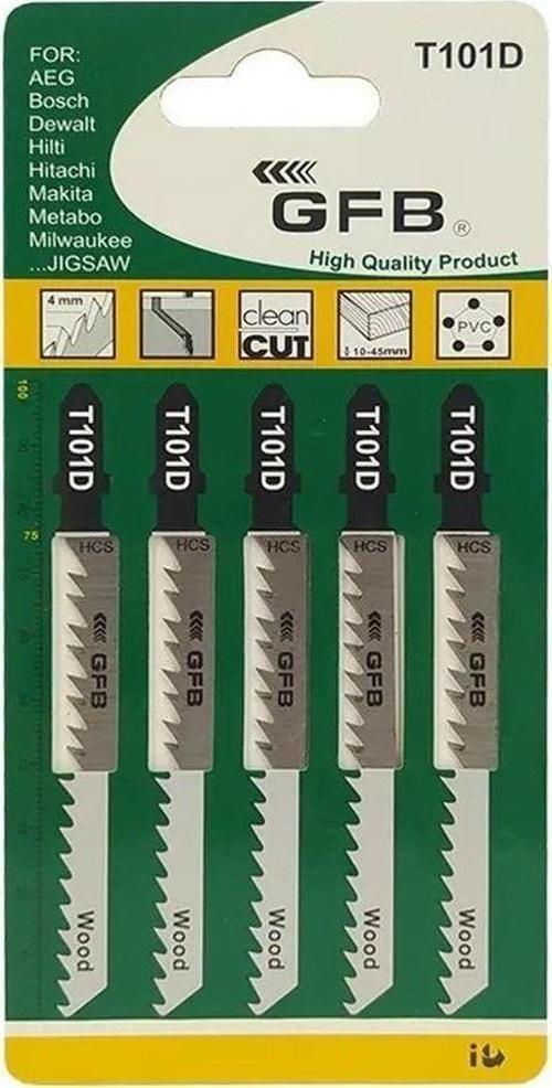 T101-D Ahşap Dekupaj Bıçağı 5 Li