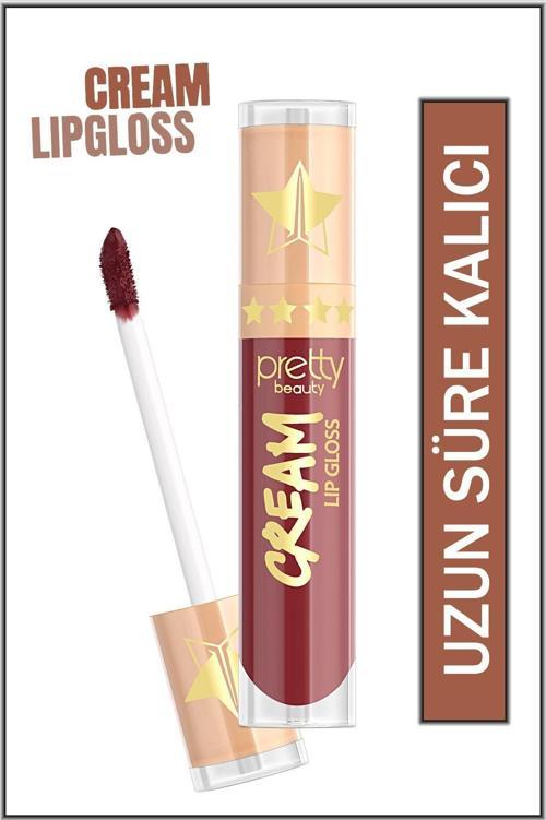 Cream Lipgloss & Uzun Süre Kalıcı Likit Ruj