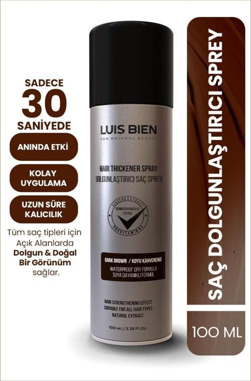 Saç Dolgunlaştırıcı Sprey - Koyu Kahverengi 8681529832192