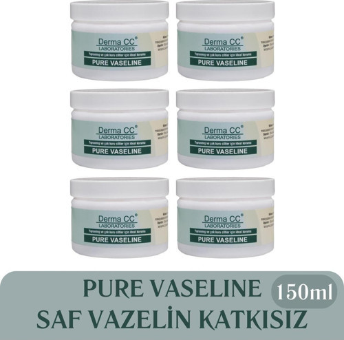Sensitive Pure Vaseline - Saf Katkısız Vazelin 150Ml X 6 Adet