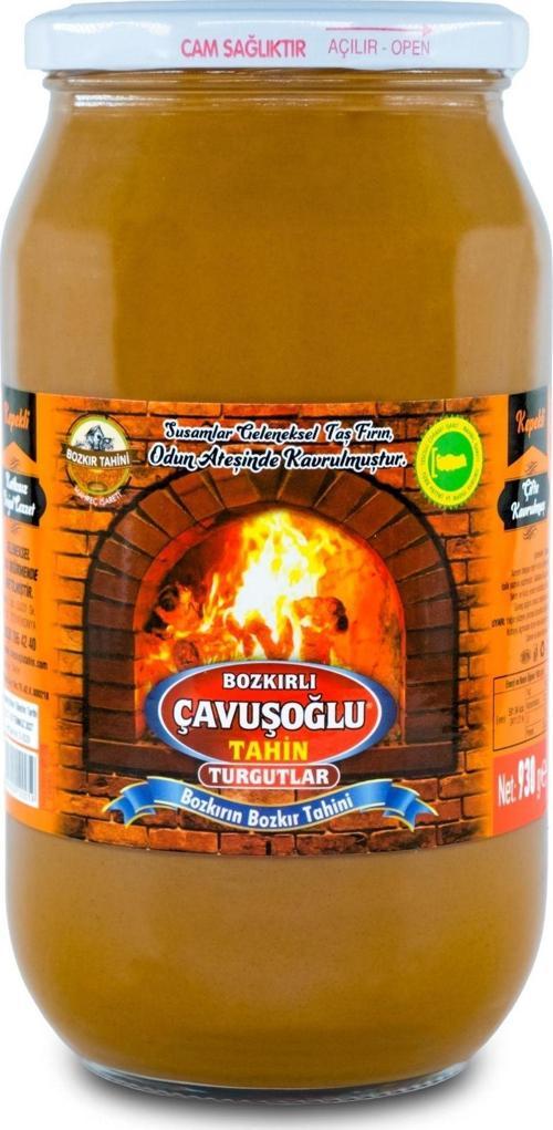 Odun Ateşinde Karafırın Çavuşoğlu Kepekli Bozkır Tahini Cam Kavanoz 930G