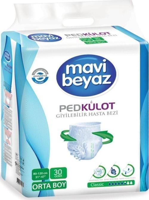 Ped Külot Yetişkin Hasta Bezi Orta Boy-Medium 30 Kullanım