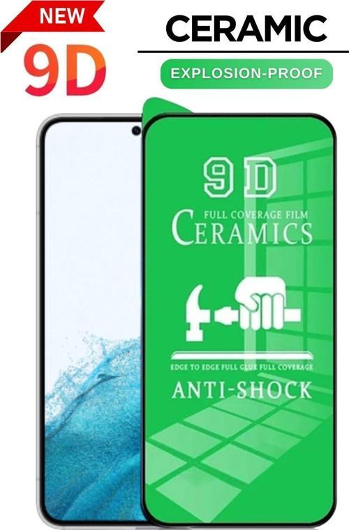 Samsung S22 Uyumlu Tam Kapatan Esnek Seramik Ekran Koruyucu Kırılmaz Cam