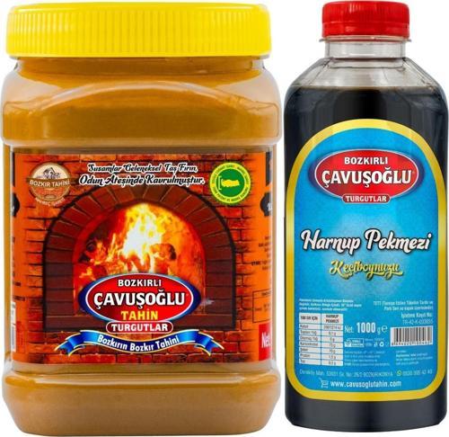 Odun Ateşinde Kepekli Bozkır Tahini 930G + Harnup Keçiboynuzu (Harnup) 1000G