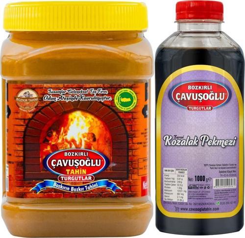 Odun Ateşinde Kepekli Bozkır Tahini 930G + Kozalak Pekmezi 1000G