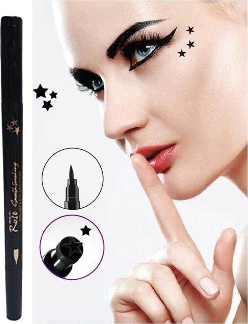 Bir Tarafı Kalem Bir Tarafı Yıldız Figürlü Eyeliner