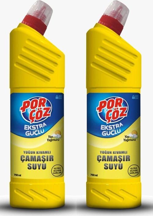 Yoğun Kıvamlı Çamaşır Suyu Yaz Yağmuru 750 Ml X 2 Adet