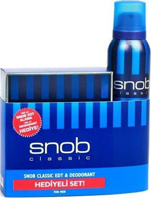 Classic Erkek Parfüm Seti Edt 100 Ml Deodorant 150 Ml