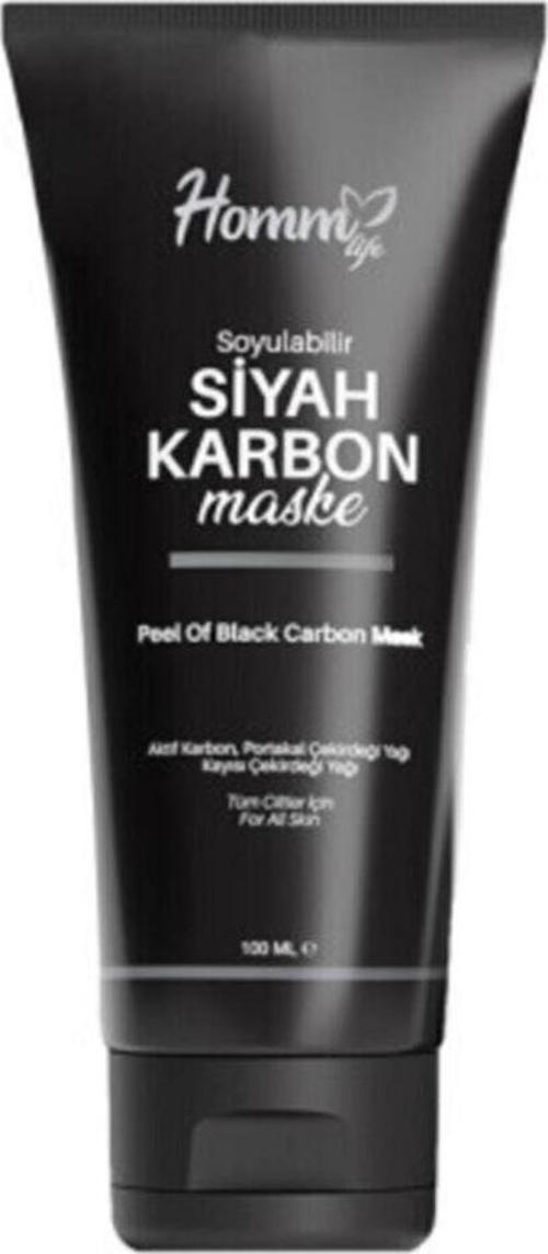 Soyulabilir Siyah Karbon Maske 100Ml