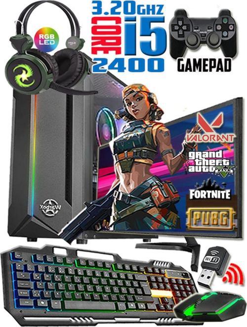 Bagen I5 2400 Turbo:3.40Ghz 8Gb Ram 256Gb Ssd R7 240 4Gb E.Kartı 18.5" Monitör Gaming Set