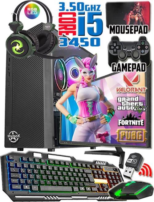 Dolpi I5 3450 Turbo:3.50Ghz 8Gb Ram 256Gb Ssd R7 240 4Gb E.Kartı 19" Monitör Gaming Set