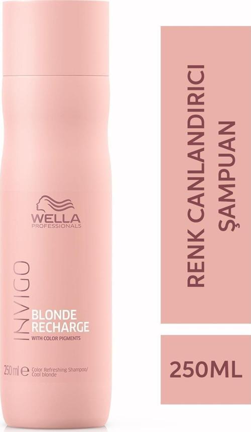 Invigo Blonde Recharge Mor Kromatik Çember Üzerinde Sarı Renk Tamamlayıcı Şampuan 250 Ml