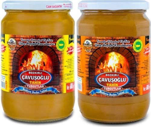 Odun Ateşinde Kepeksiz Bozkır Tahini 600G Odun Ateşinde Kepekli Bozkır Tahini 600G (Cam Kavanoz)