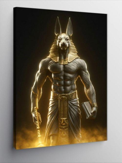 Kanvas Tablo Anubis Eski Mısır