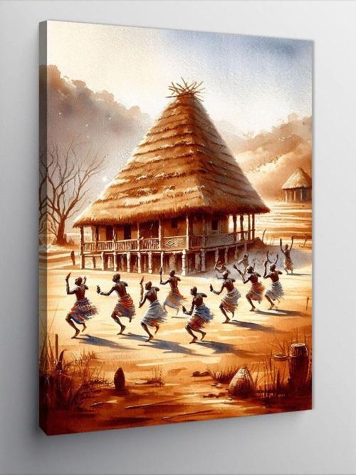 Kanvas Tablo Afrikalı İnsanlar