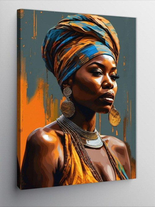 Kanvas Tablo Afrikalı Kadın