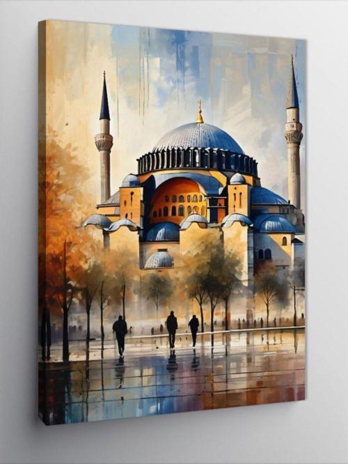 Kanvas Tablo Ayasofya Cami Çizimi