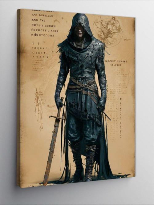 Kanvas Tablo Assasin Asker