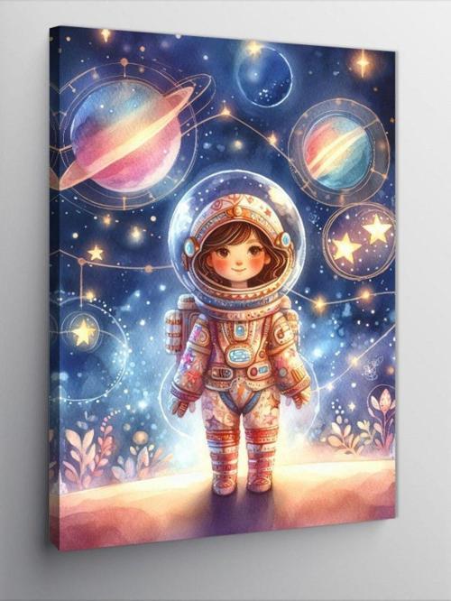 Kanvas Tablo Astronot Çocuk