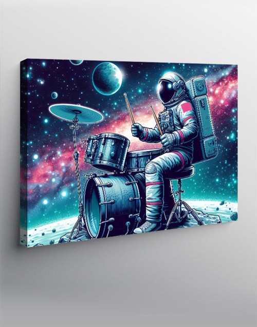 Kanvas Tablo Astronot Davulcu