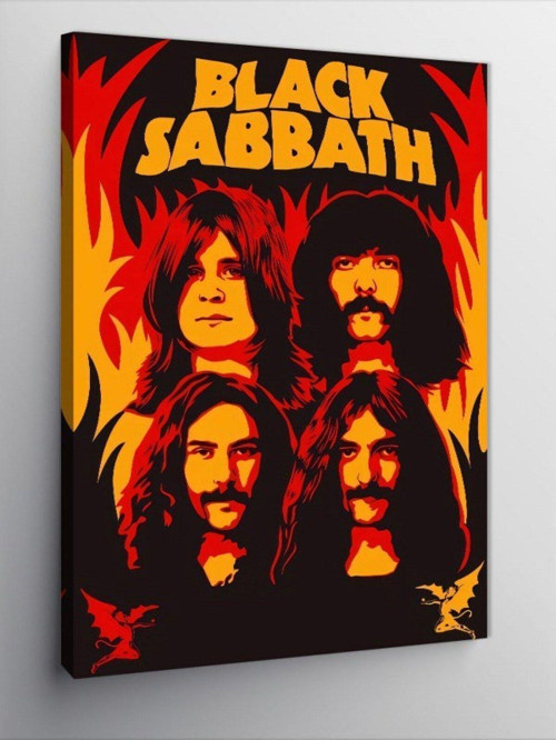 Kanvas Tablo Black Sabbath