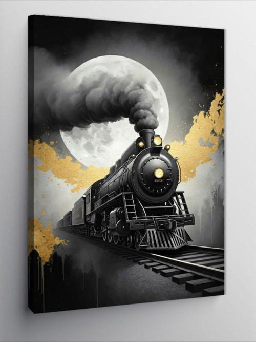 Kanvas Tablo Buharlı Tren