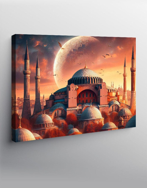 Kanvas Tablo Cami Manzarası