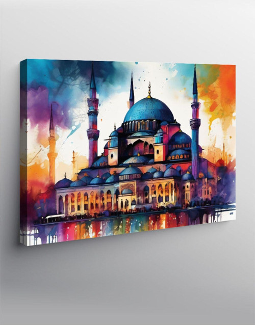 Kanvas Tablo Cami Manzarası