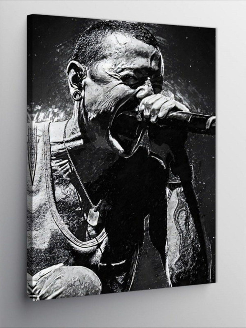 Kanvas Tablo Chester Bennington Linkin Park