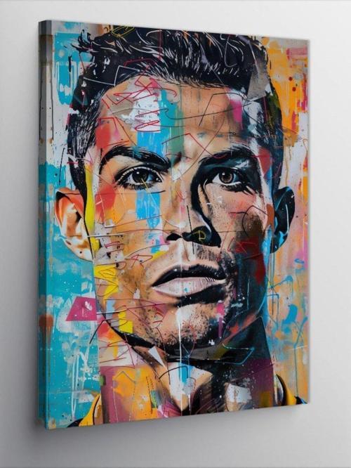 Kanvas Tablo Cristiano Ronaldo Futbolcu