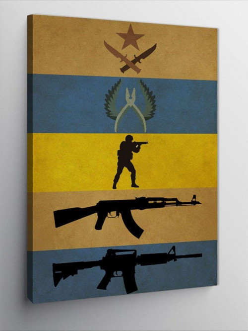 Kanvas Tablo Cs Go