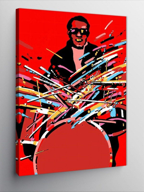 Kanvas Tablo Davulcu Baterist Temalı