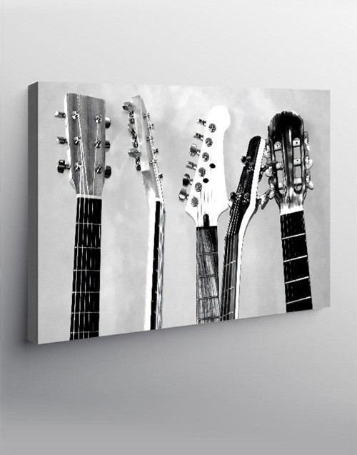 Kanvas Tablo Elektro Gitar Sapları
