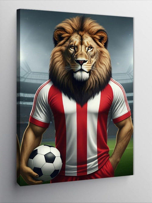Kanvas Tablo Futbolcu Aslan