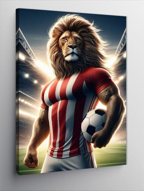 Kanvas Tablo Futbolcu Aslan