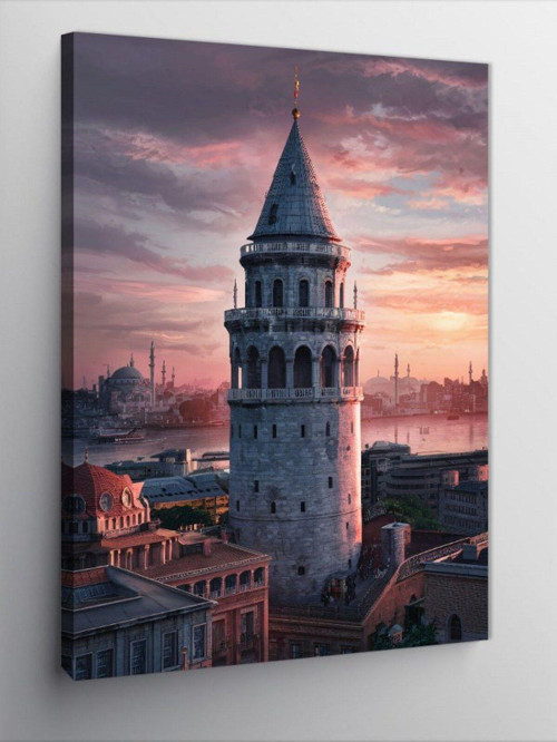 Kanvas Tablo Galata Kulesi