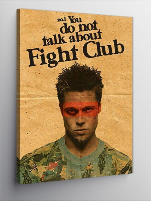 Kanvas Tablo Fight Club Dövüş Kulübü