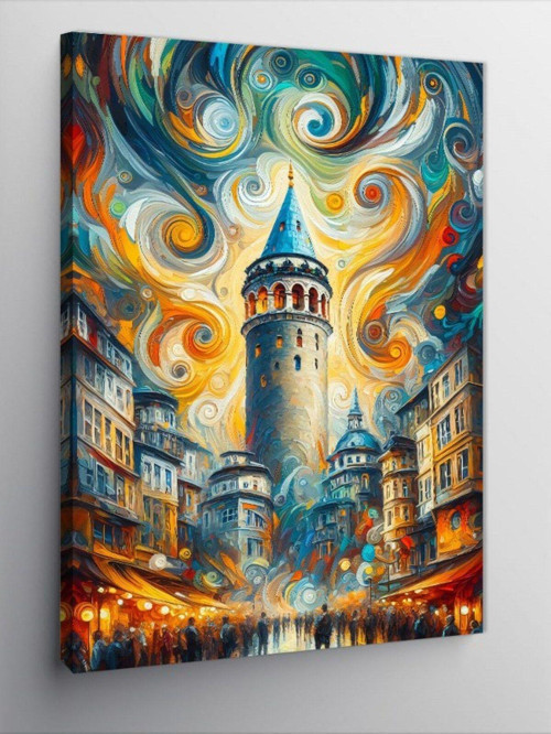 Kanvas Tablo Galata Kulesi