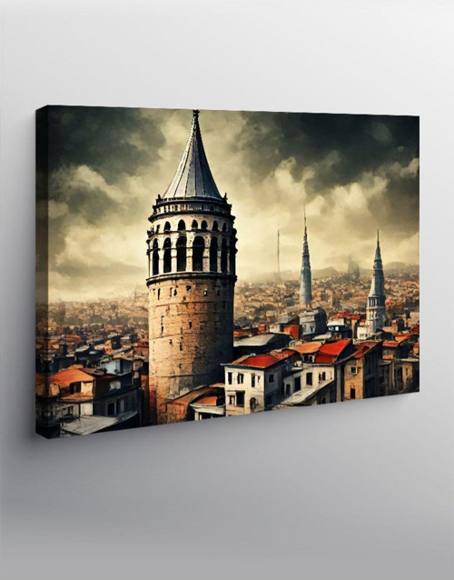 Kanvas Tablo Galata Kulesi