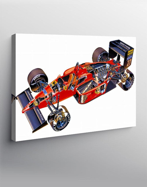 Kanvas Tablo Formula 1 Arabası