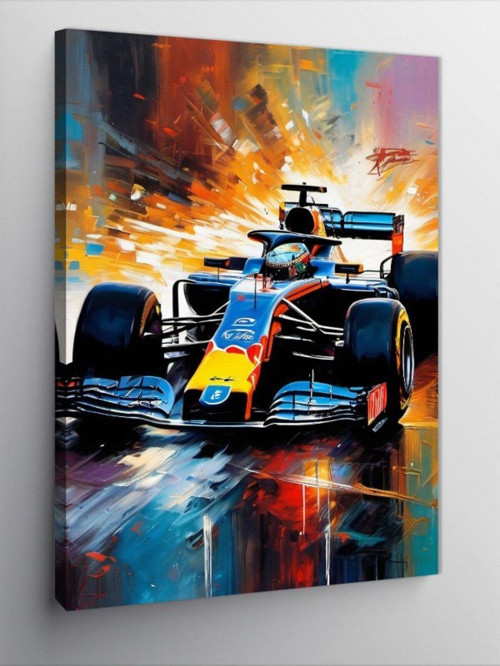Kanvas Tablo Formula 1 Aracı