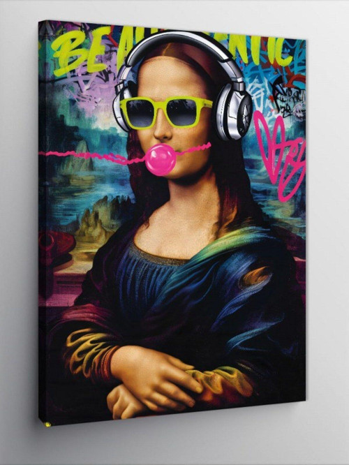 Kanvas Tablo Fun Art Mona Lisa