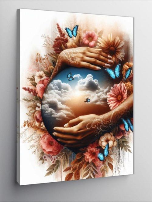 Kanvas Tablo Hamile Kadın