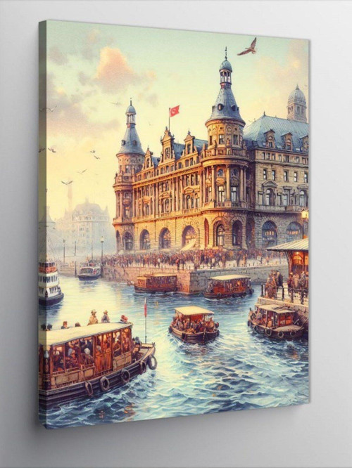 Kanvas Tablo Haydarpaşa Tren Garı